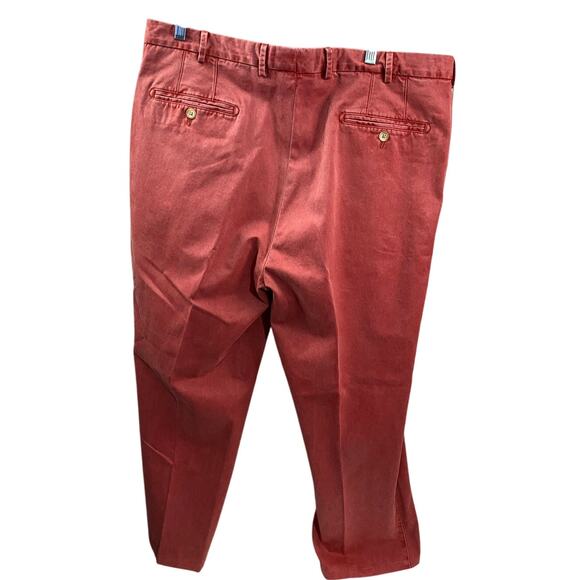 NWT Peter Millar Soft Touch Pants Faded Red Color Golf Classic 100% Pima Cotton - Picture 2 of 10